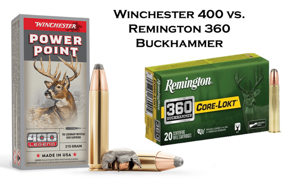 Winchester 400 vs. Remington 360 Buckhammer: A Deep Dive into the Newest Straight-Wall Rifle Cartridges