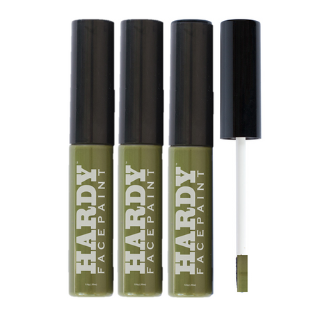 3 Pack - Green Camo Face Paint