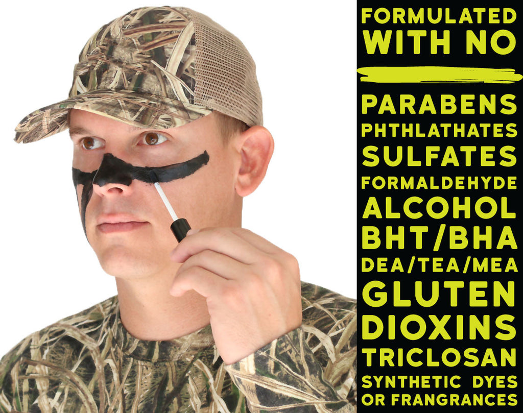 Black Camo Face Paint
